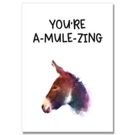 A-Mule-Zing Card